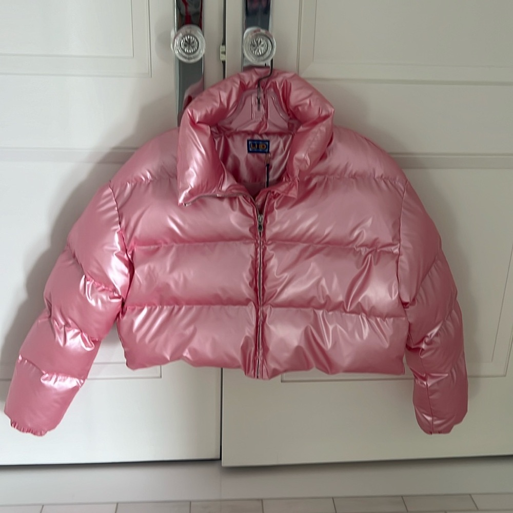Pink puffer size 4
